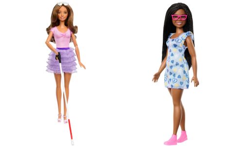 Aveugle et avec trisomie: 2 nouvelles Barbie "fashionistas"!