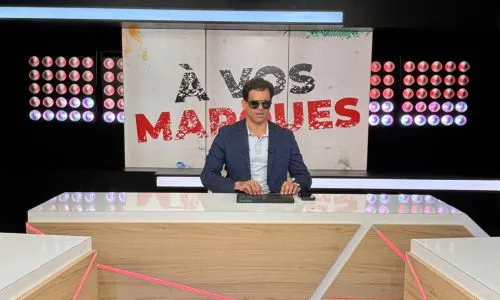 Salim Ejnaini sur le plateau de l’émission «A vos marques».