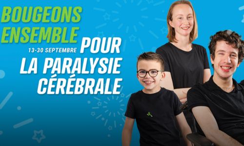 Portrait des 4 coachs avec «Bougeons ensemble pour la paralysie cérébrale»